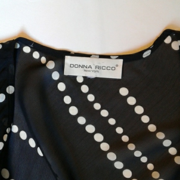 Donna Ricco Kimono Style Coverup Semi Sheer Top - Picture 5 of 8